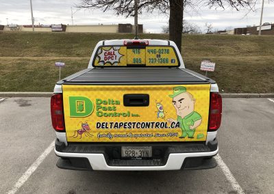 Partial Truck Wraps - Delta Pest