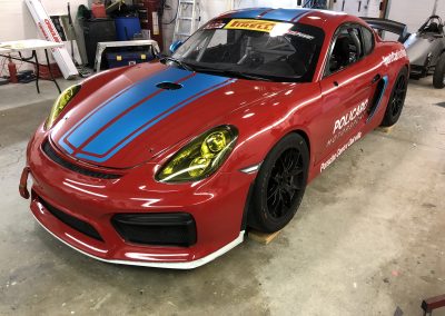 Race Car Graphics Wraps - Porsche Cayman
