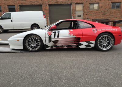 Race Car Graphics Wraps - TM Ferrari