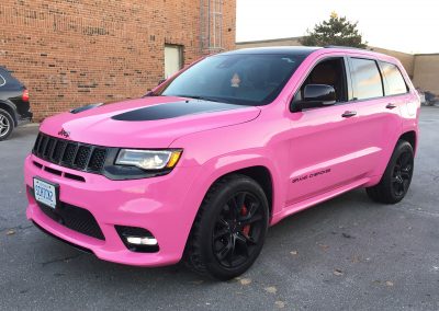 Pink-Jeep-colour-change-Toronto